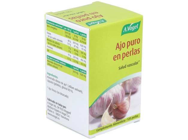 A. Vogel Ajo Puro En Perlas 120Uds