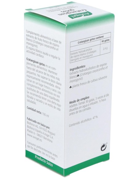 A. Vogel Crataegisan Gotas 100Ml