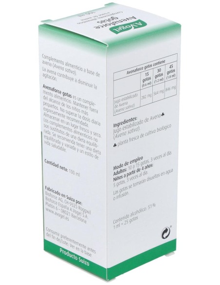 A. Vogel Avenaforce Gotas 100Ml