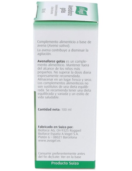 A. Vogel Avenaforce Gotas 100Ml