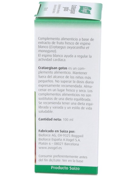 A. Vogel Crataegisan Gotas 100Ml