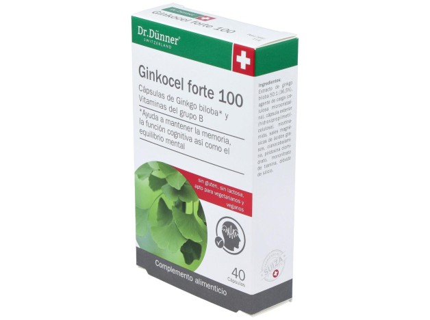 Dr. Dünner Ginkocel Forte 100 40Cáps.