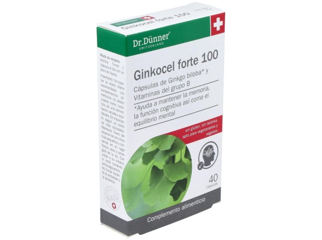 Dr. Dünner Ginkocel Forte 100 40Cáps.
