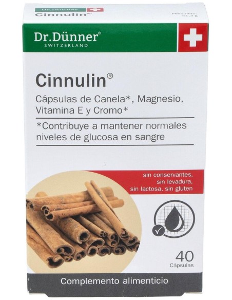 Salus Dr. Dunner Cinnulin, 40 Cápsulas