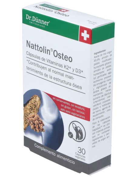Salus Dr. Dunner Nattolin Osteo, 30 Cápsulas