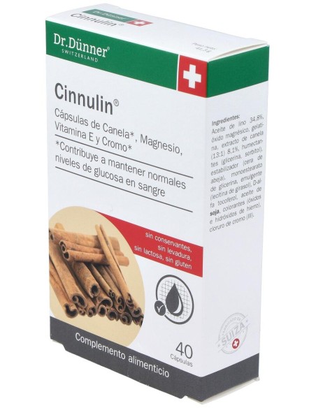 Salus Dr. Dunner Cinnulin, 40 Cápsulas