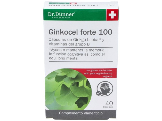 Dr. Dünner Ginkocel Forte 100 40Cáps.
