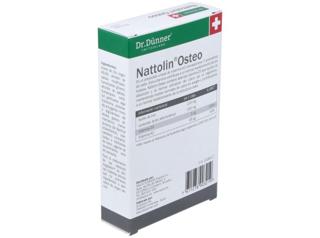 Salus Dr. Dunner Nattolin Osteo, 30 Cápsulas