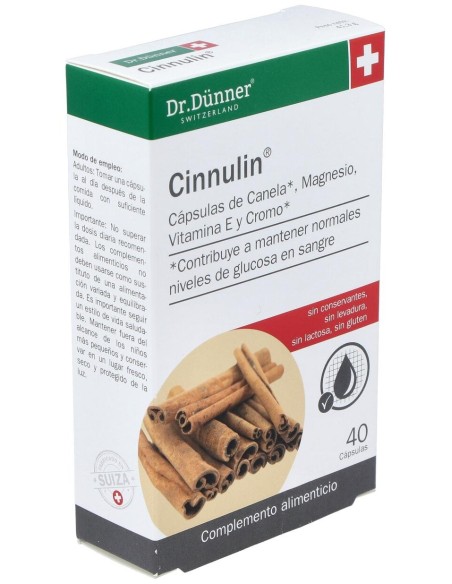 Salus Dr. Dunner Cinnulin, 40 Cápsulas