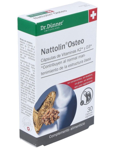 Salus Dr. Dunner Nattolin Osteo, 30 Cápsulas