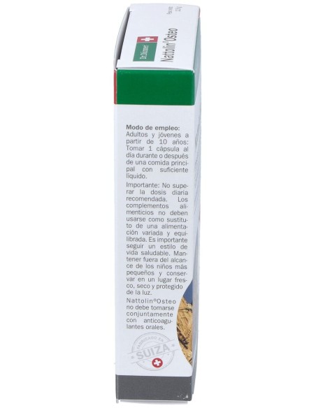 Salus Dr. Dunner Nattolin Osteo, 30 Cápsulas