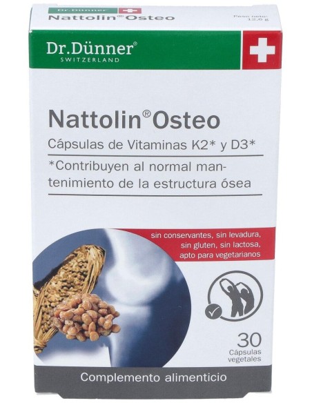 Salus Dr. Dunner Nattolin Osteo, 30 Cápsulas