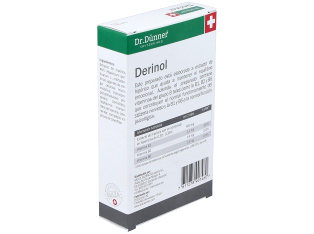Derinol (Deprinol) (Hiperico) 40Cap. Dr.Dunner