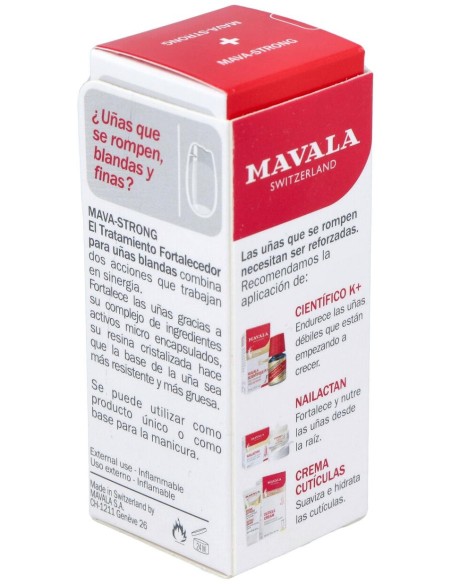 Mavala Mava-Strong Fortalecedor Uñas Blandas 10Ml.