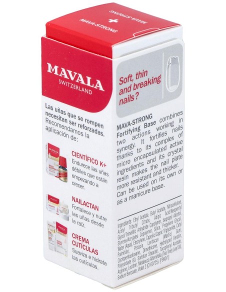Mavala Mava-Strong Fortalecedor Uñas Blandas 10Ml.