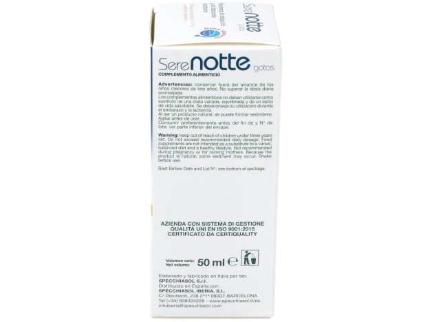 Melatonina 1,9Mg. (Serenotte) 50Ml.