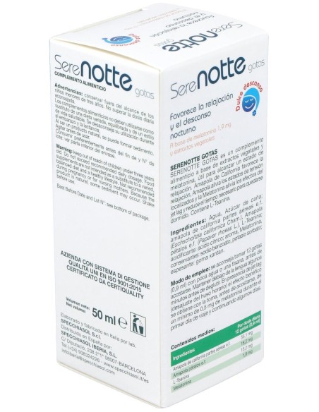 Melatonina 1,9Mg. (Serenotte) 50Ml.