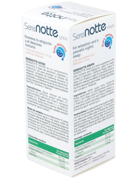 Melatonina 1,9Mg. (Serenotte) 50Ml.