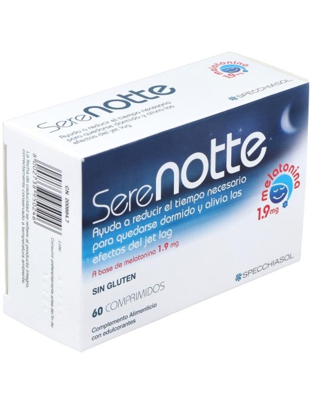 Melatonina 1,9Mg. (Serenotte) 60Comp.Mast.