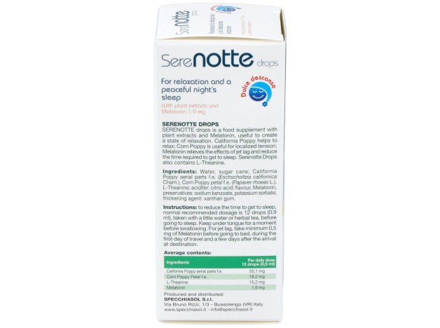Melatonina 1,9Mg. (Serenotte) 50Ml.