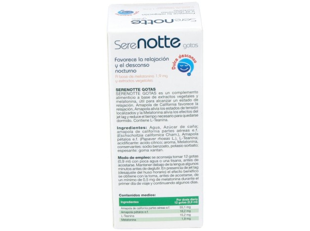 Melatonina 1,9Mg. (Serenotte) 50Ml.