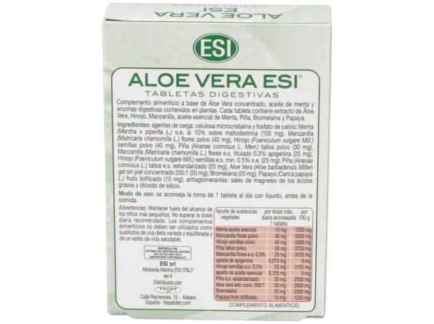 Aloe Vera Digestivo (Caja Blanca) 30Comp.