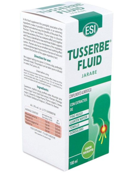 Tusserbe 2 Fluid Jarabe 180Ml.