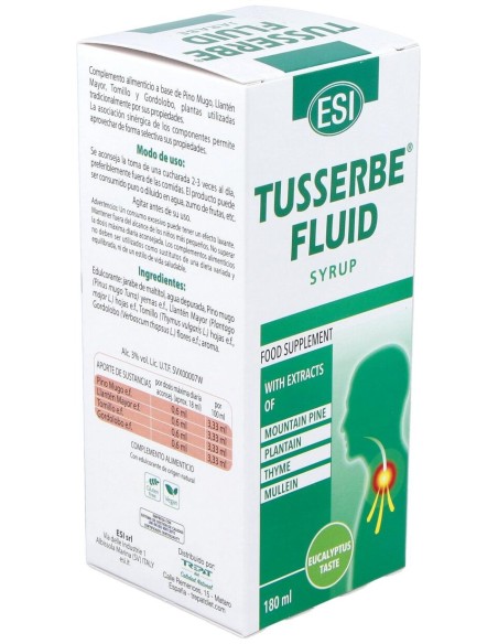 Tusserbe 2 Fluid Jarabe 180Ml.