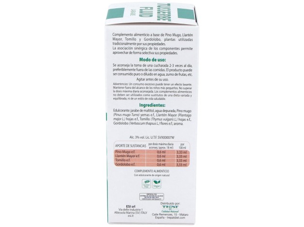 Tusserbe 2 Fluid Jarabe 180Ml.