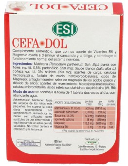 Esi Cefadol 30 Tabletas