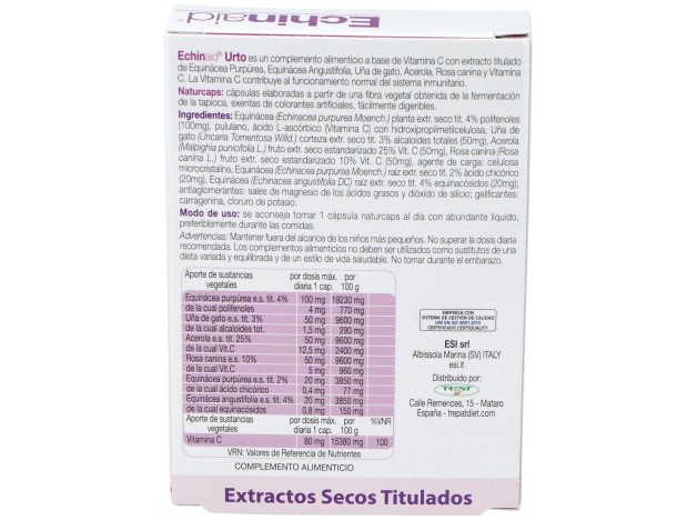 Esi Trepat Diet Echinaid Urto 30Cáps