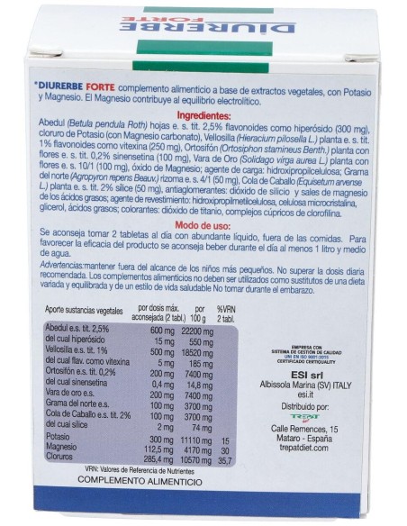 Diurerbe Forte 40Comp.