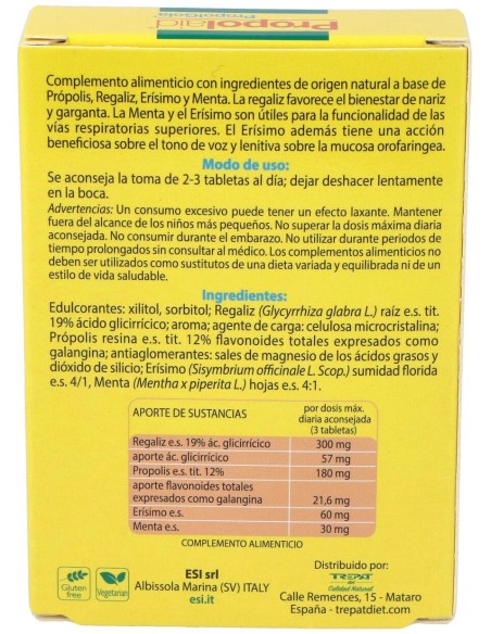 Propolaid Propolgola Sabor Menta 30Comp.