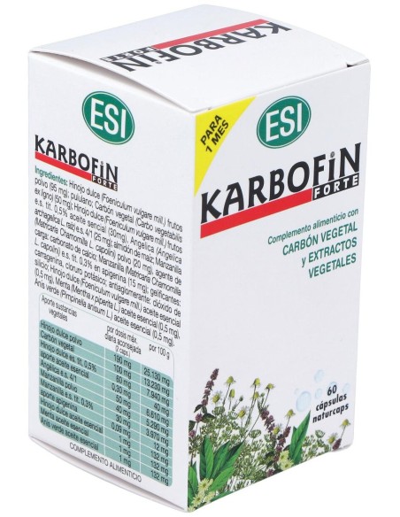 Esi Karbofin Forte 60Caps