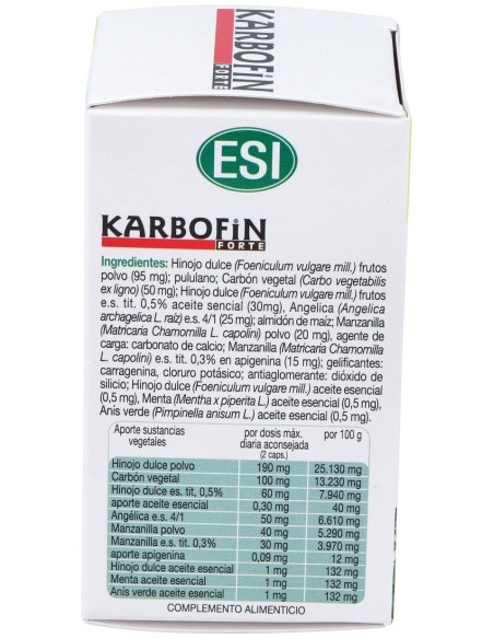 Esi Karbofin Forte 60Caps