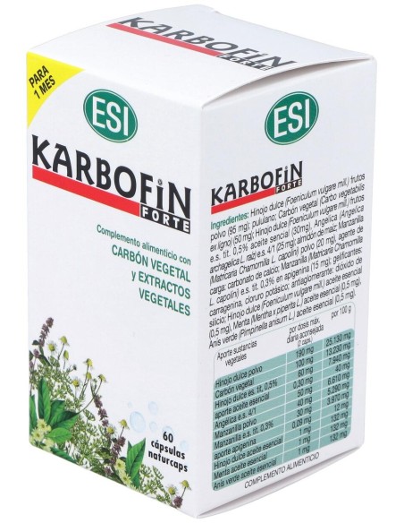 Esi Karbofin Forte 60Caps