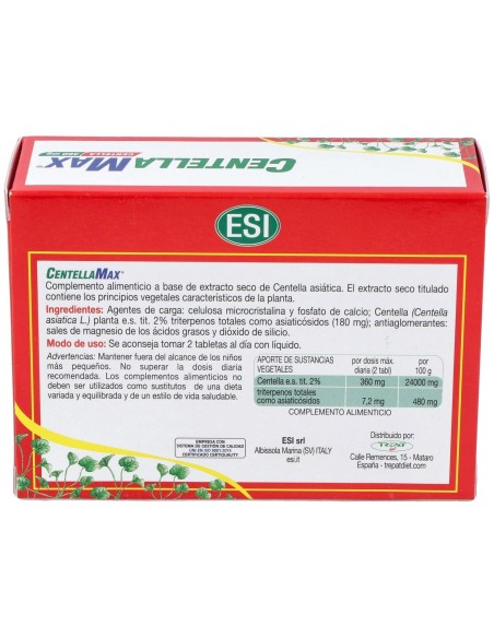 Centella Max 60 Tabletas