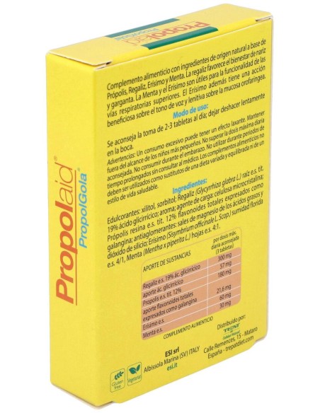 Propolaid Propolgola Sabor Menta 30Comp.