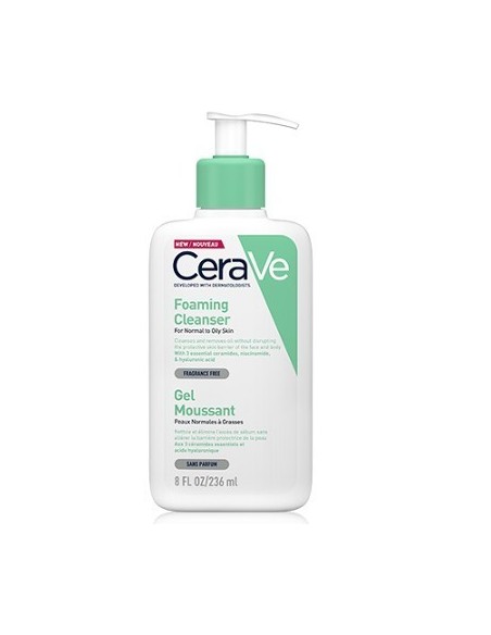 Cerave Gel Limpiador Espumoso 236 ml