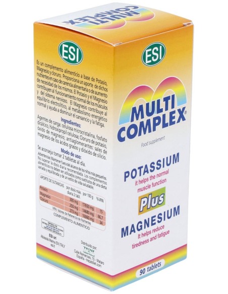 Multicomplex Potasio-Magnesio 90Comp.