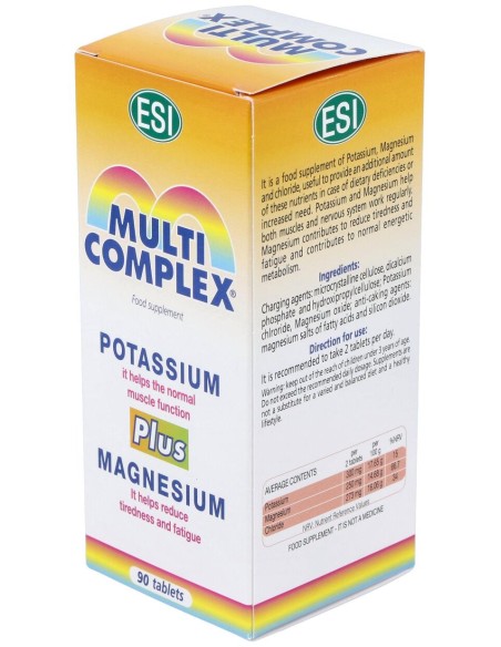 Multicomplex Potasio-Magnesio 90Comp.