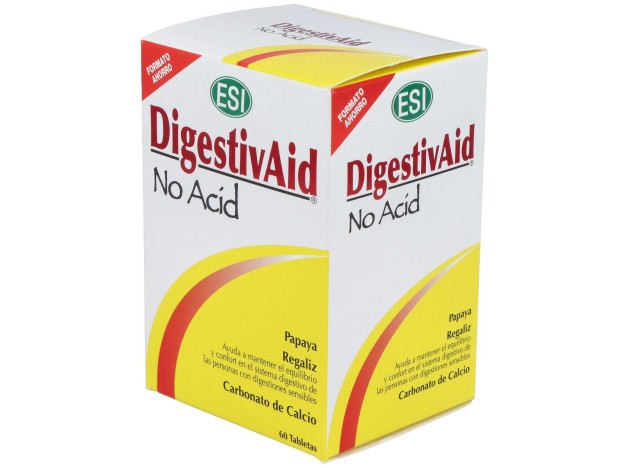 Esi Digestivaid No Acid 60 Tabletas