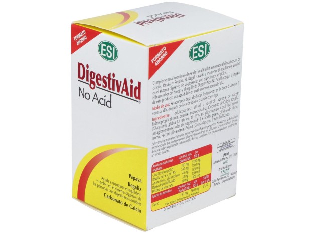 Esi Digestivaid No Acid 60 Tabletas