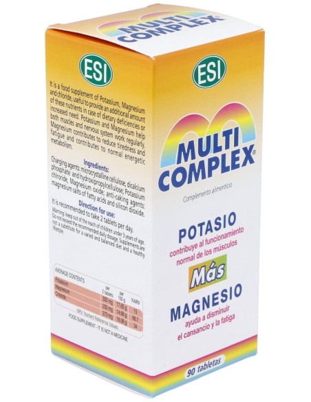 Multicomplex Potasio-Magnesio 90Comp.
