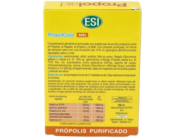 Propolaid Propolgola Sabor Miel 30Comp.