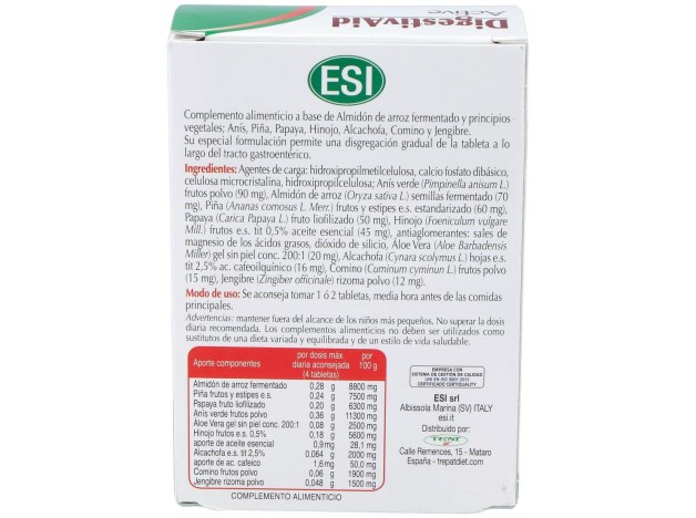 Esi Digestivaid Active 45 Tabletas