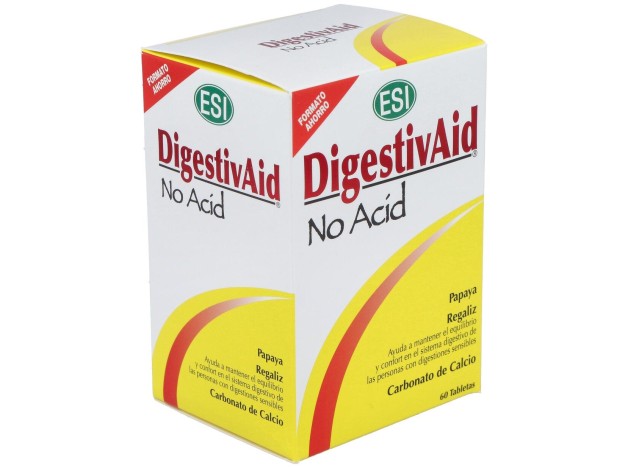 Esi Digestivaid No Acid 60 Tabletas