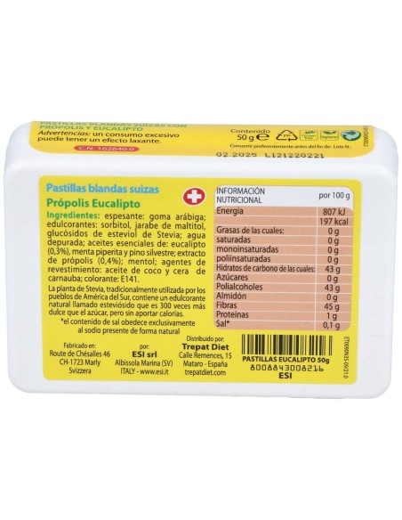 Propolaid Pastillas Blandas Própolis Eucalipto 50G