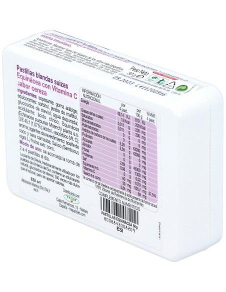Echinaid Pastillas Blandas Suizas Equinácea 50G