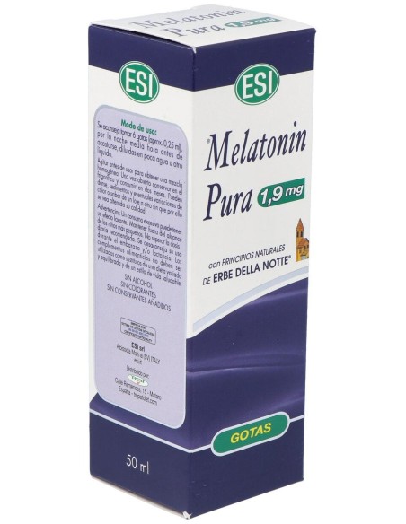 Esi Melatonina Pura Enerbe Note 1,9Mg Gotas 50Ml